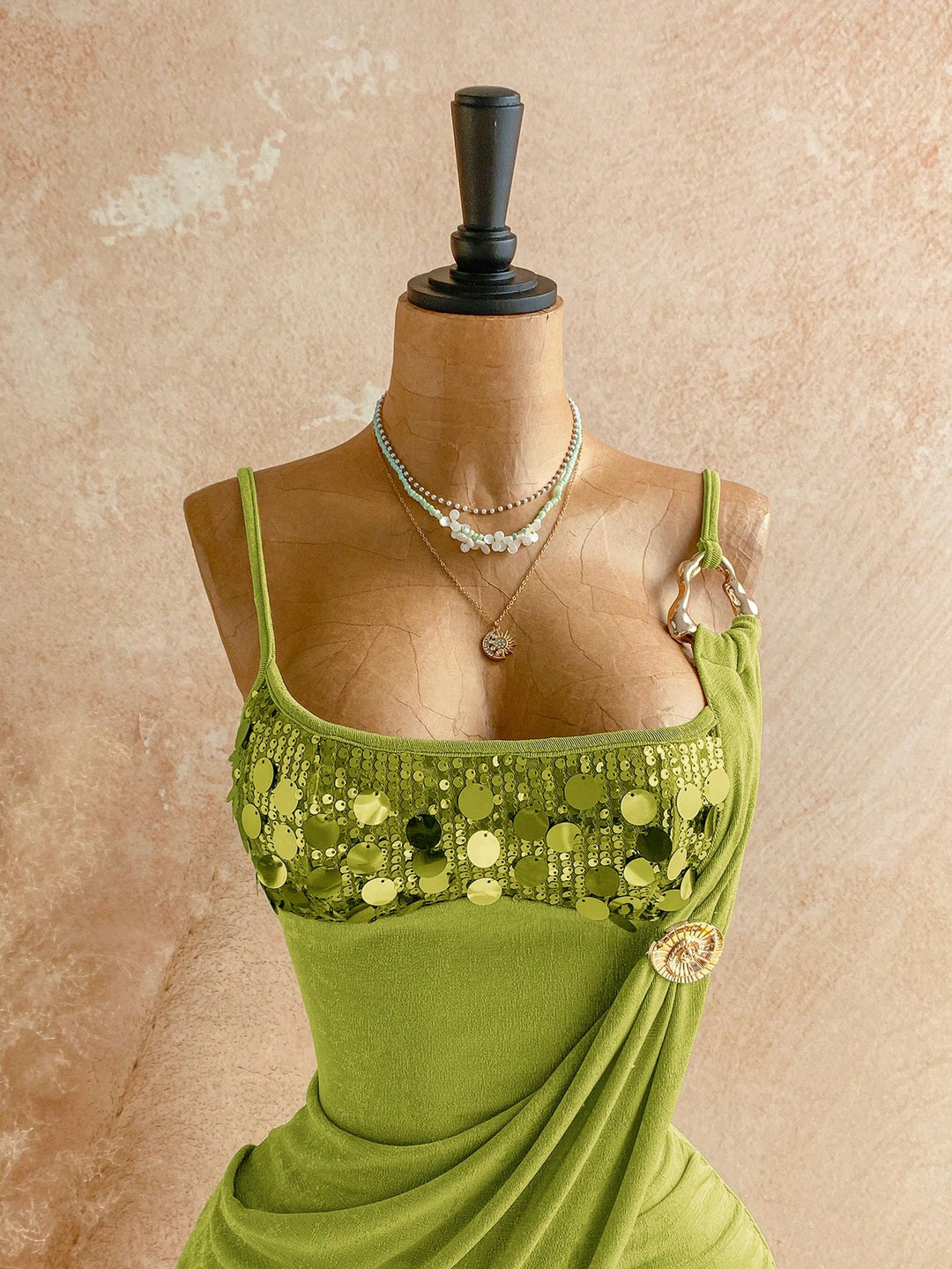Rochie mini SHEIN, verde