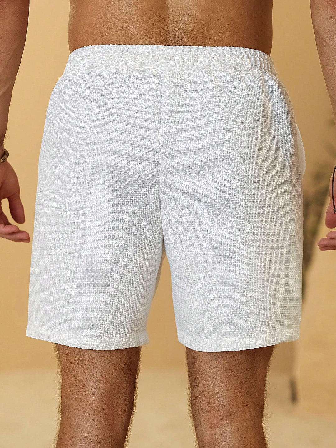 Pantaloni scurți SHEIN, alb