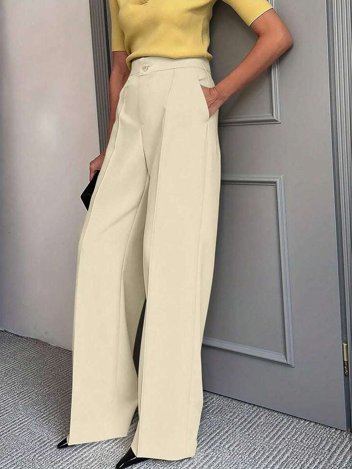 Pantaloni SHEIN, crem