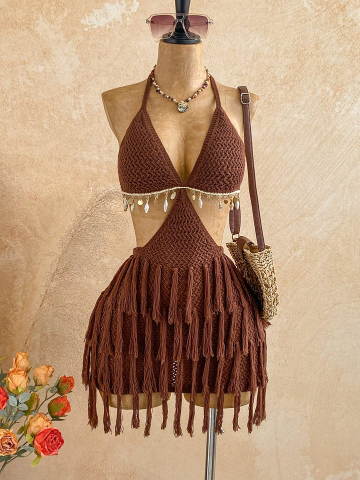 Rochie SHEIN, maro