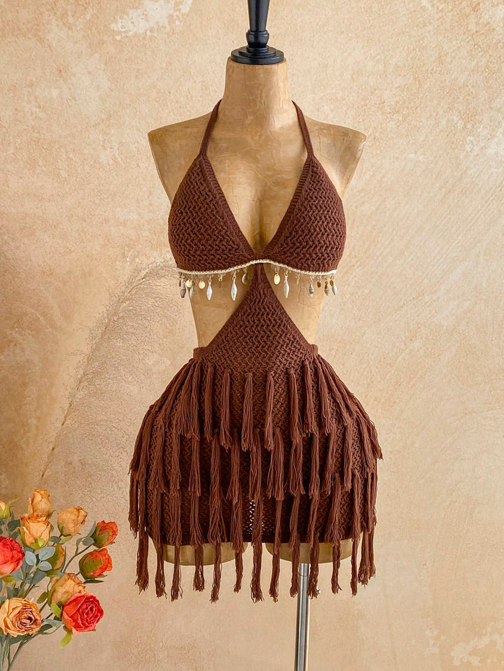 Rochie SHEIN, maro
