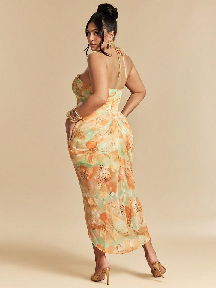 Rochie SHEIN, portocaliu