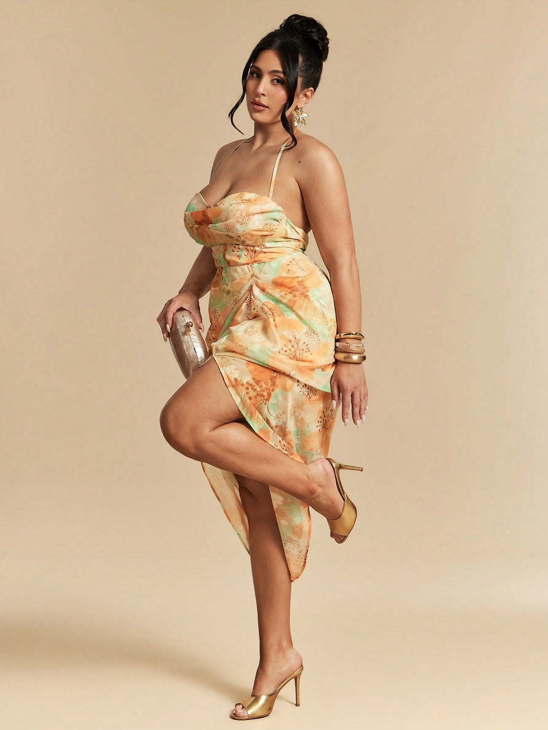 Rochie SHEIN, portocaliu