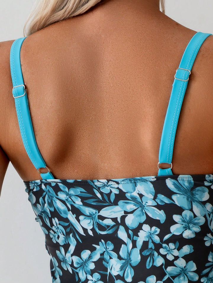 Costum de baie SHEIN, mix culori