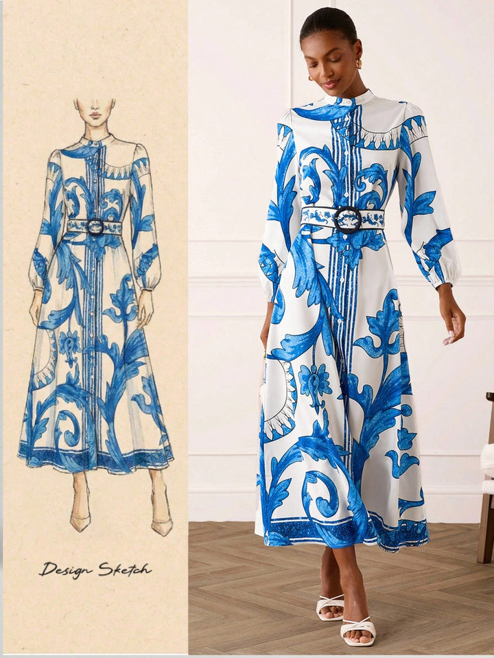 Rochie maxi SHEIN, mix culori