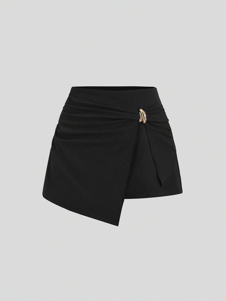 Pantaloni scurți SHEIN, negru