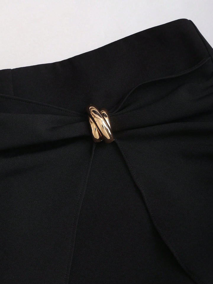 Pantaloni scurți SHEIN, negru