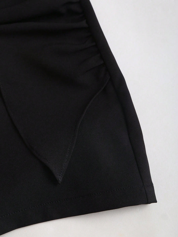 Pantaloni scurți SHEIN, negru