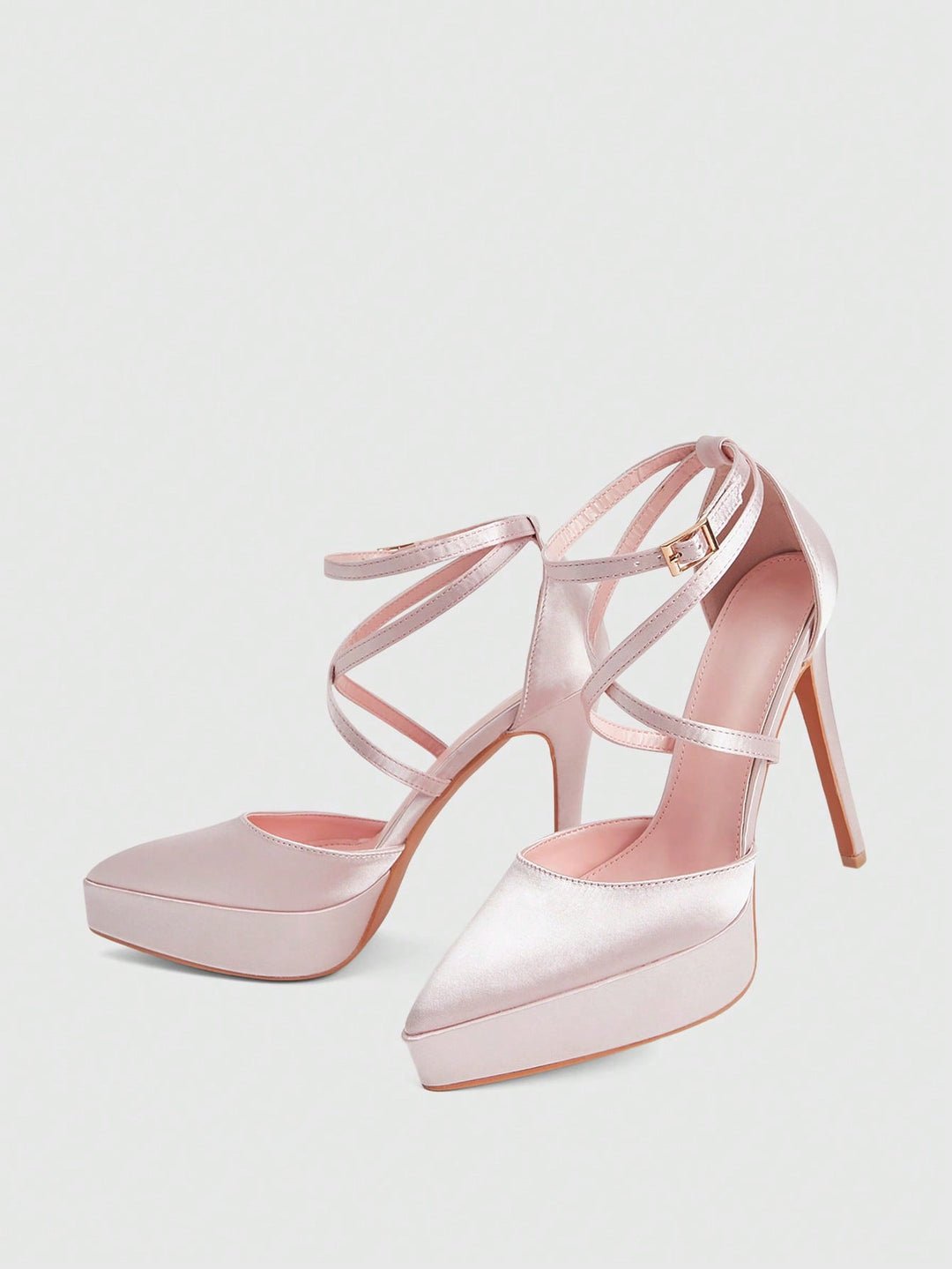 Pantofi cu toc SHEIN, roz