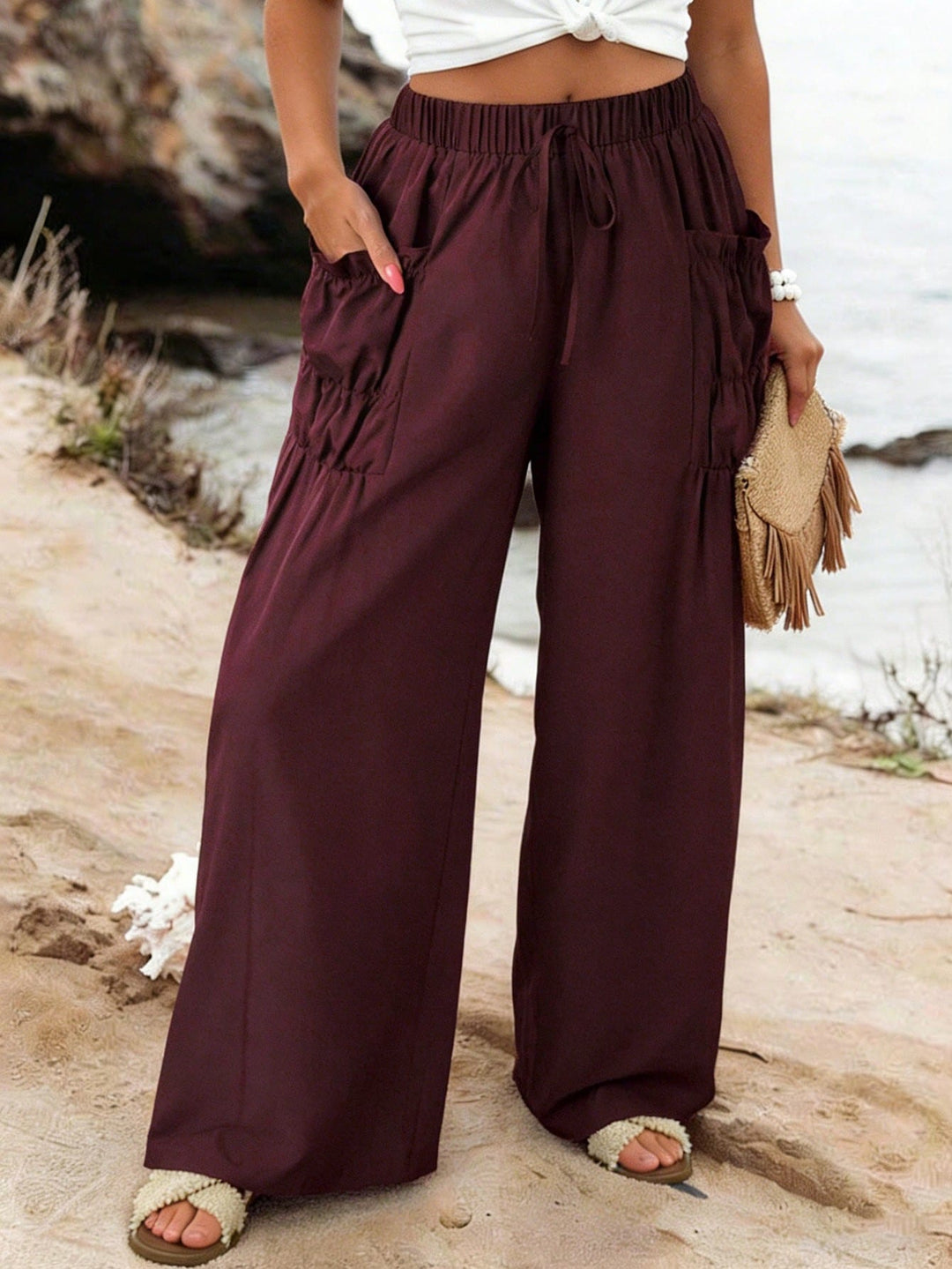 Pantaloni SHEIN, mov