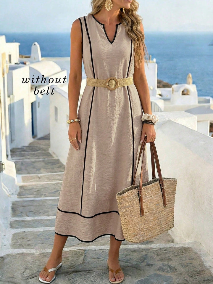 Rochie maxi SHEIN, kaki