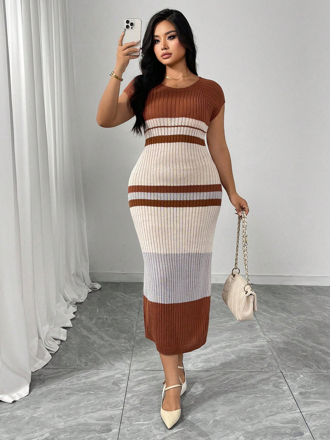 Rochie SHEIN, mix culori