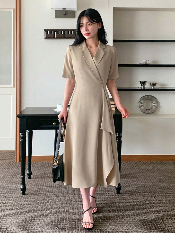 Rochie midi SHEIN, kaki