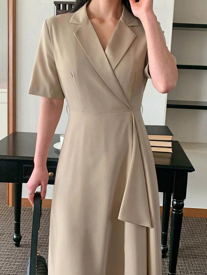 Rochie midi SHEIN, kaki