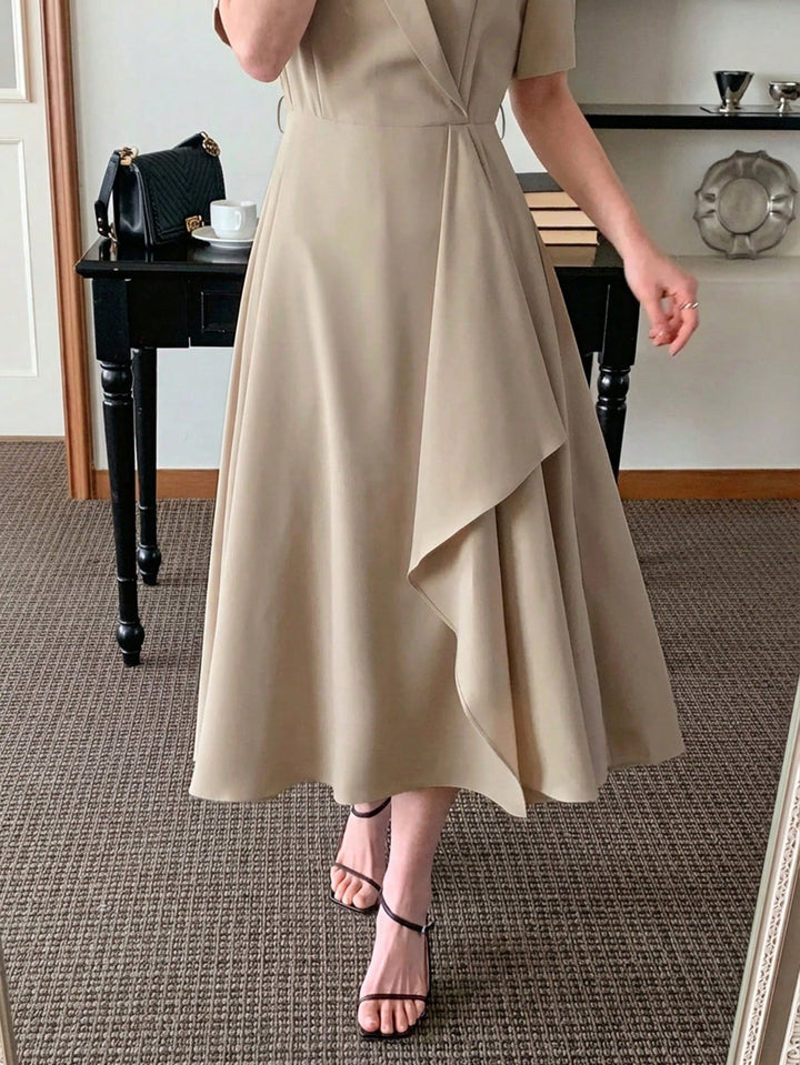 Rochie midi SHEIN, kaki