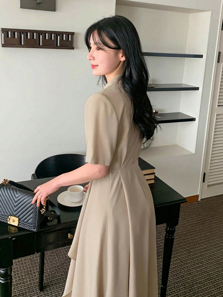 Rochie midi SHEIN, kaki
