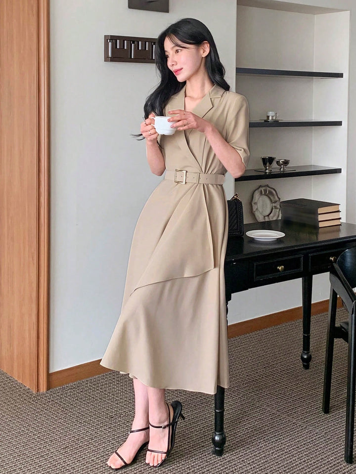 Rochie midi SHEIN, kaki