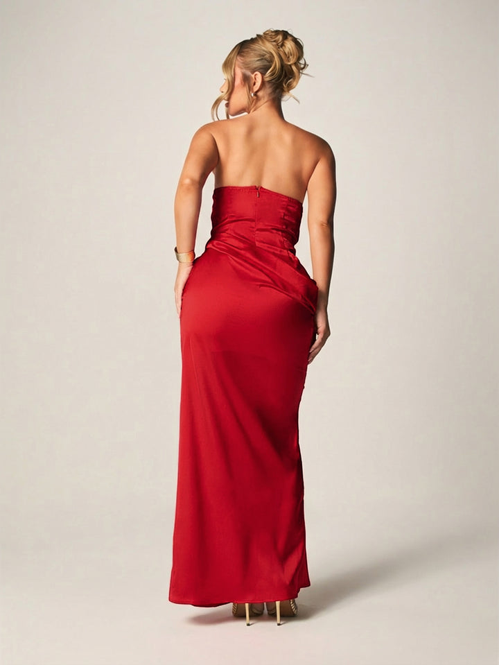 Rochie maxi SHEIN, vișiniu