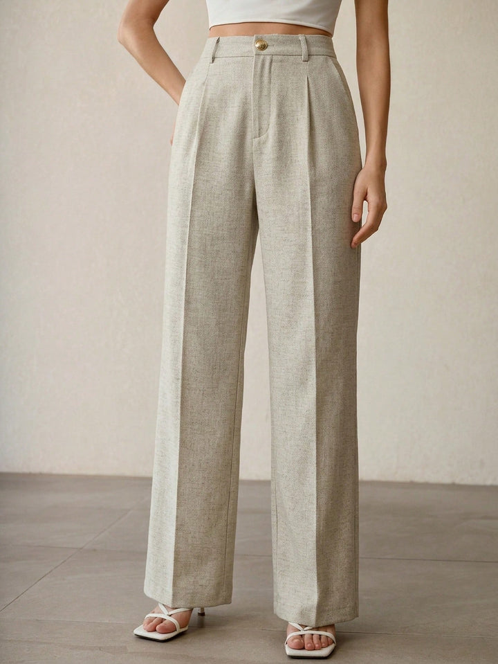 Pantalon SHEIN, auriu