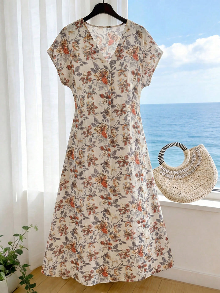 Rochie maxi SHEIN, portocaliu