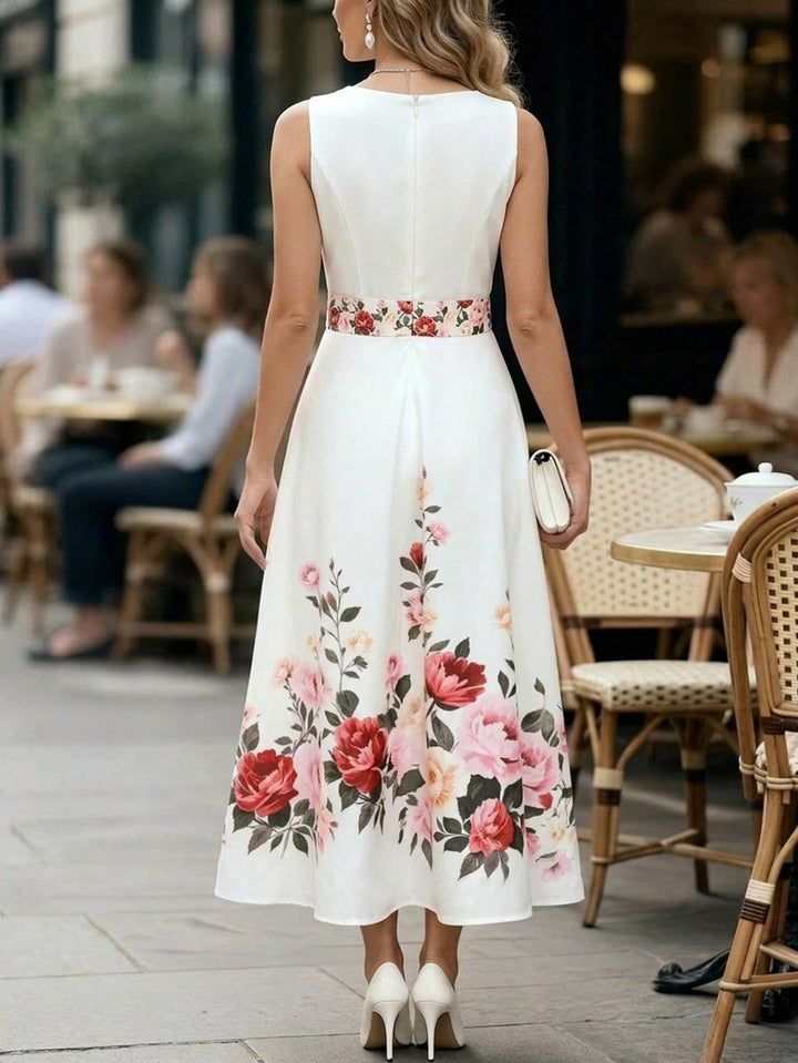 Rochie maxi SHEIN, alb