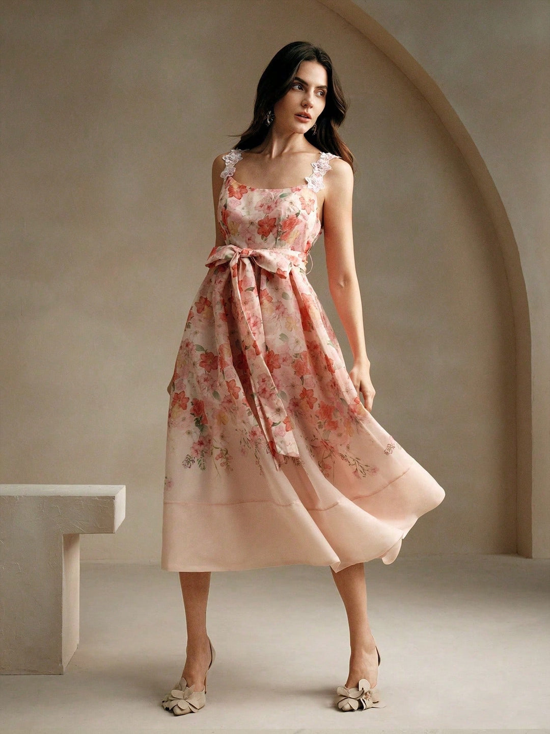 Rochie maxi SHEIN, mix culori