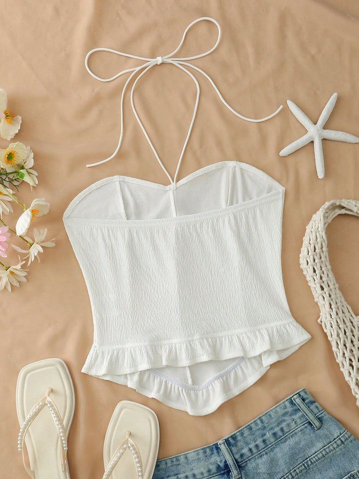 Top SHEIN, alb