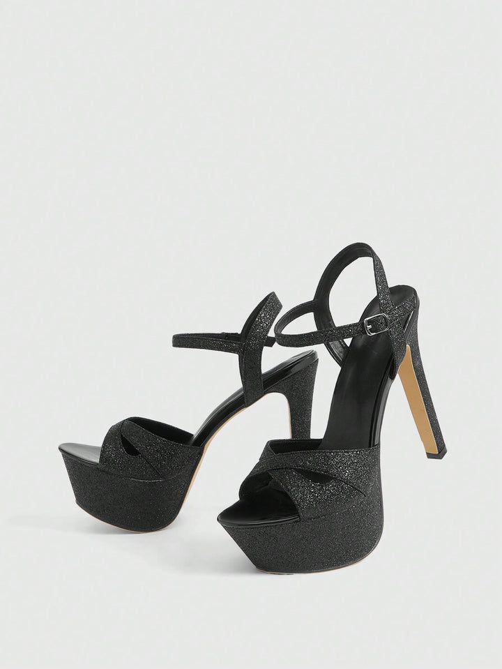 Sandale SHEIN, negru