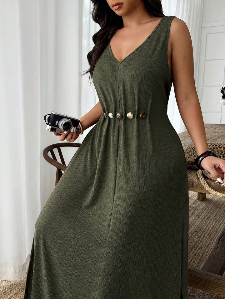 Rochie SHEIN, kaki