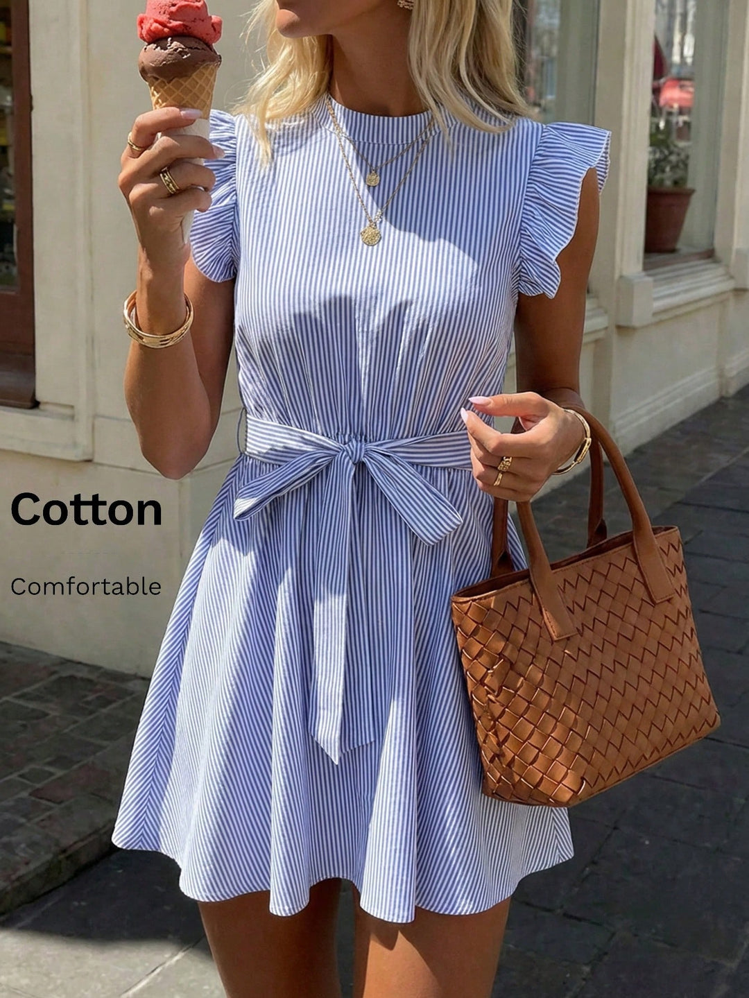 Rochie scurtă SHEIN, albastru