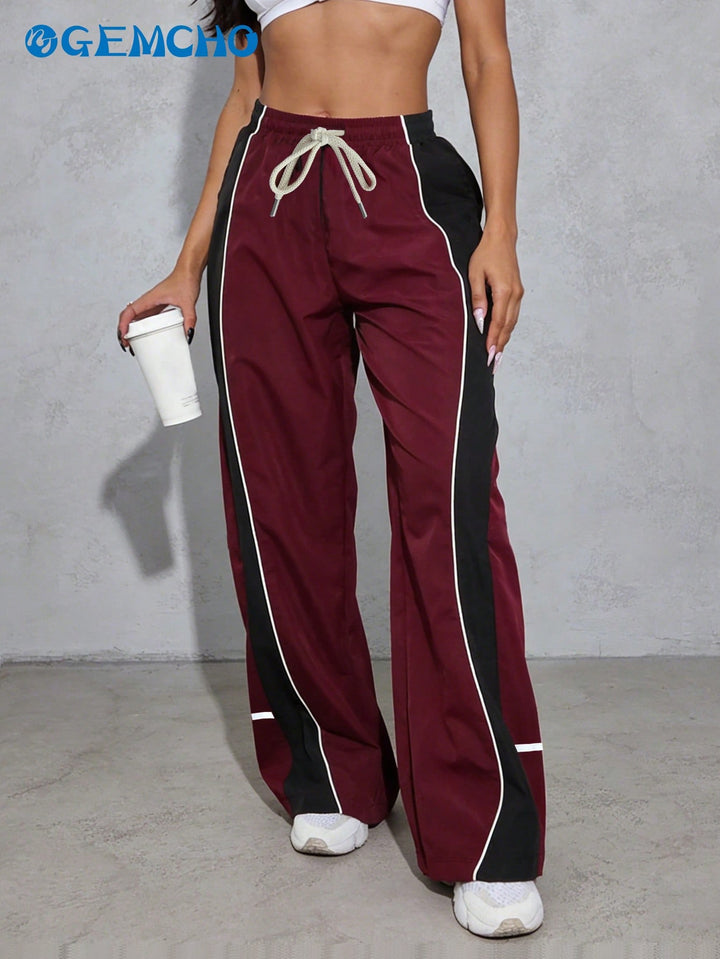 Pantaloni SHEIN, roșu