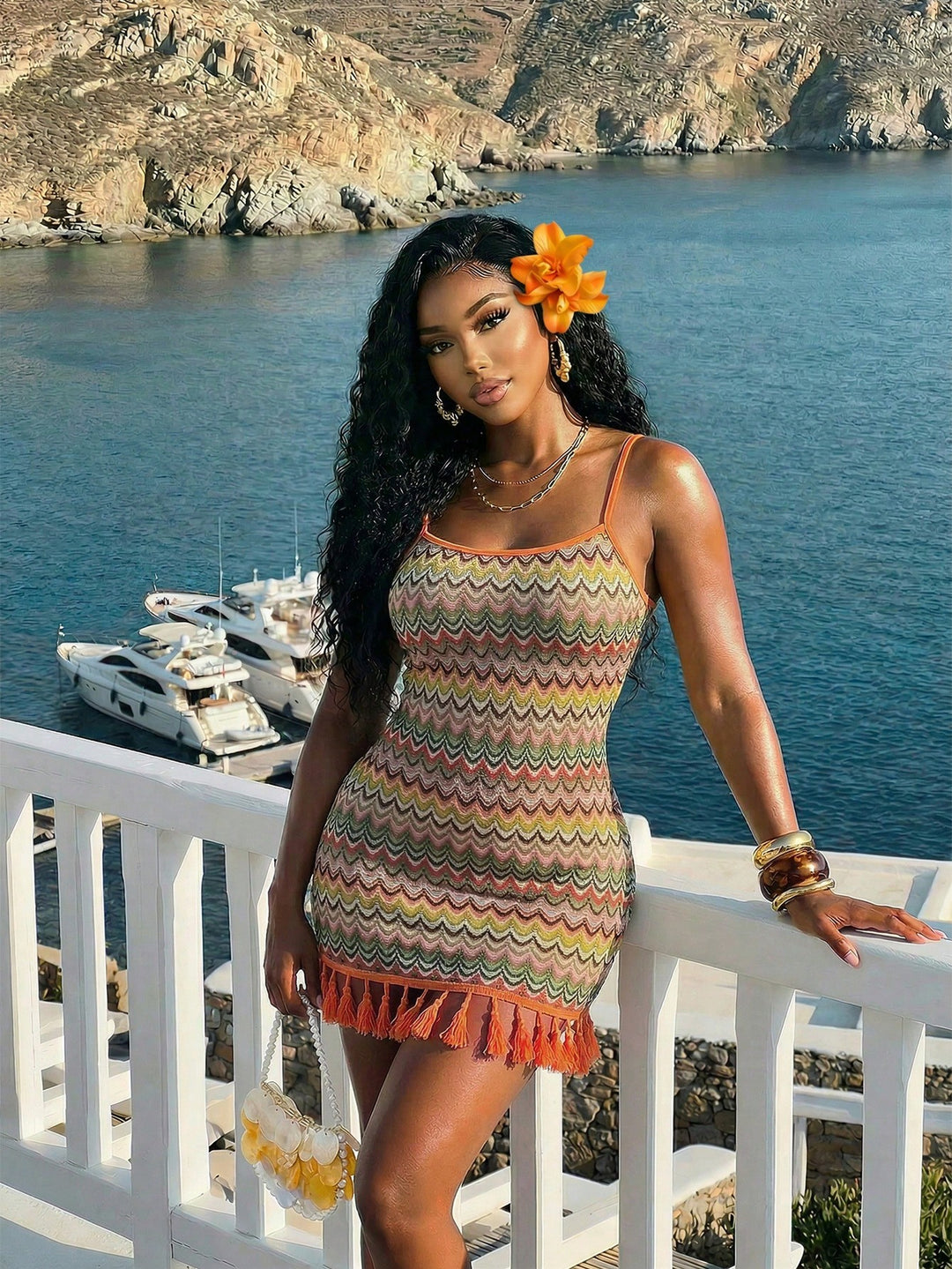 Rochie mini SHEIN, mix culori