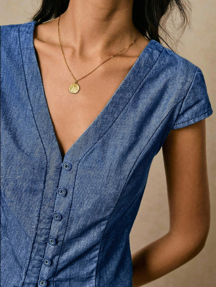 Top SHEIN, albastru