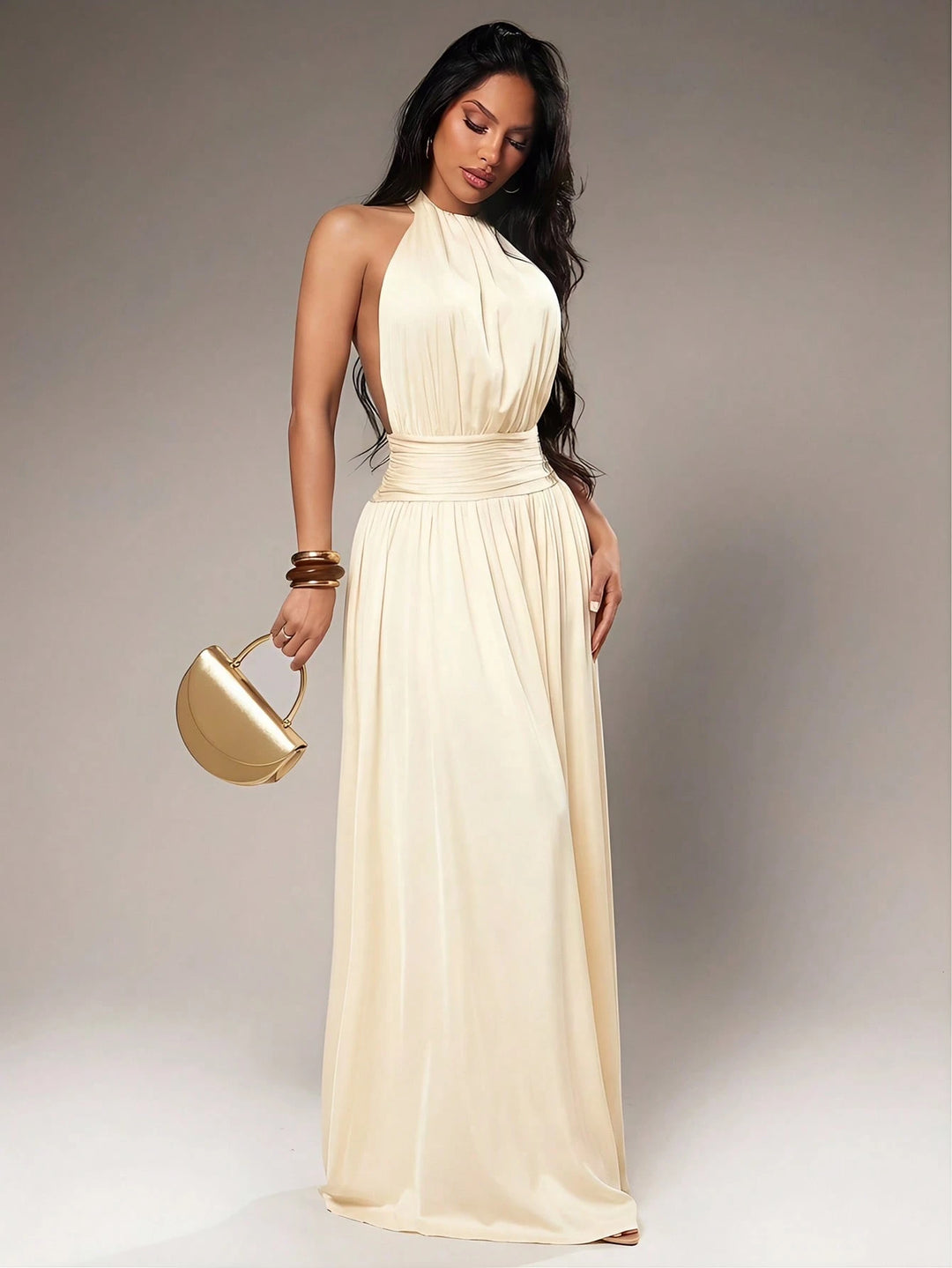 Rochie de ocazie SHEIN, galben