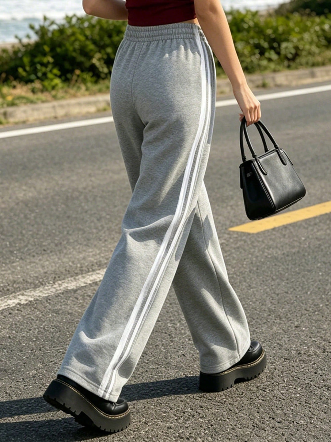 Pantaloni SHEIN, gri