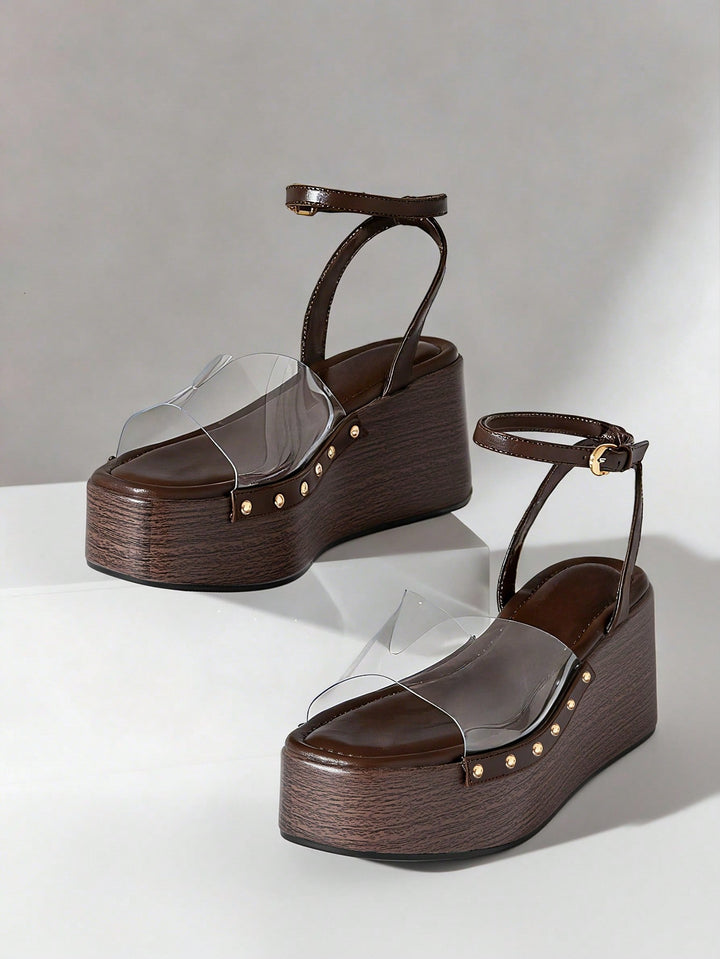 Sandale SHEIN, maro