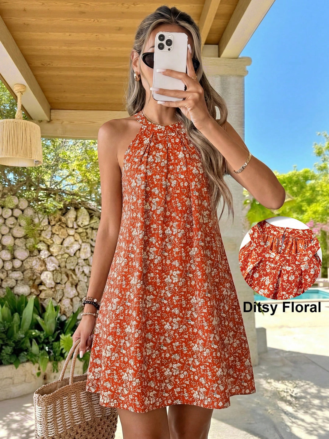 Rochie scurtă SHEIN, mix culori