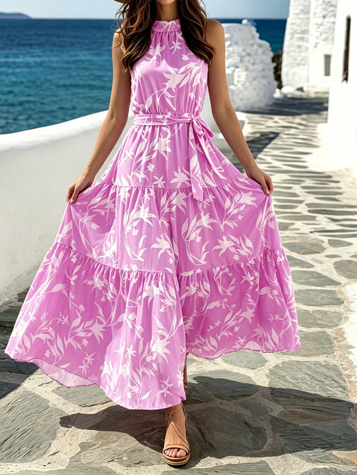 Rochie maxi SHEIN, roz