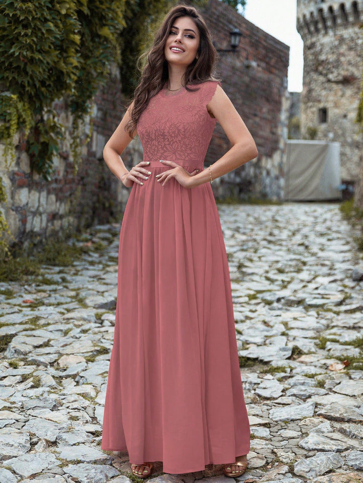 Rochie maxi SHEIN, roz