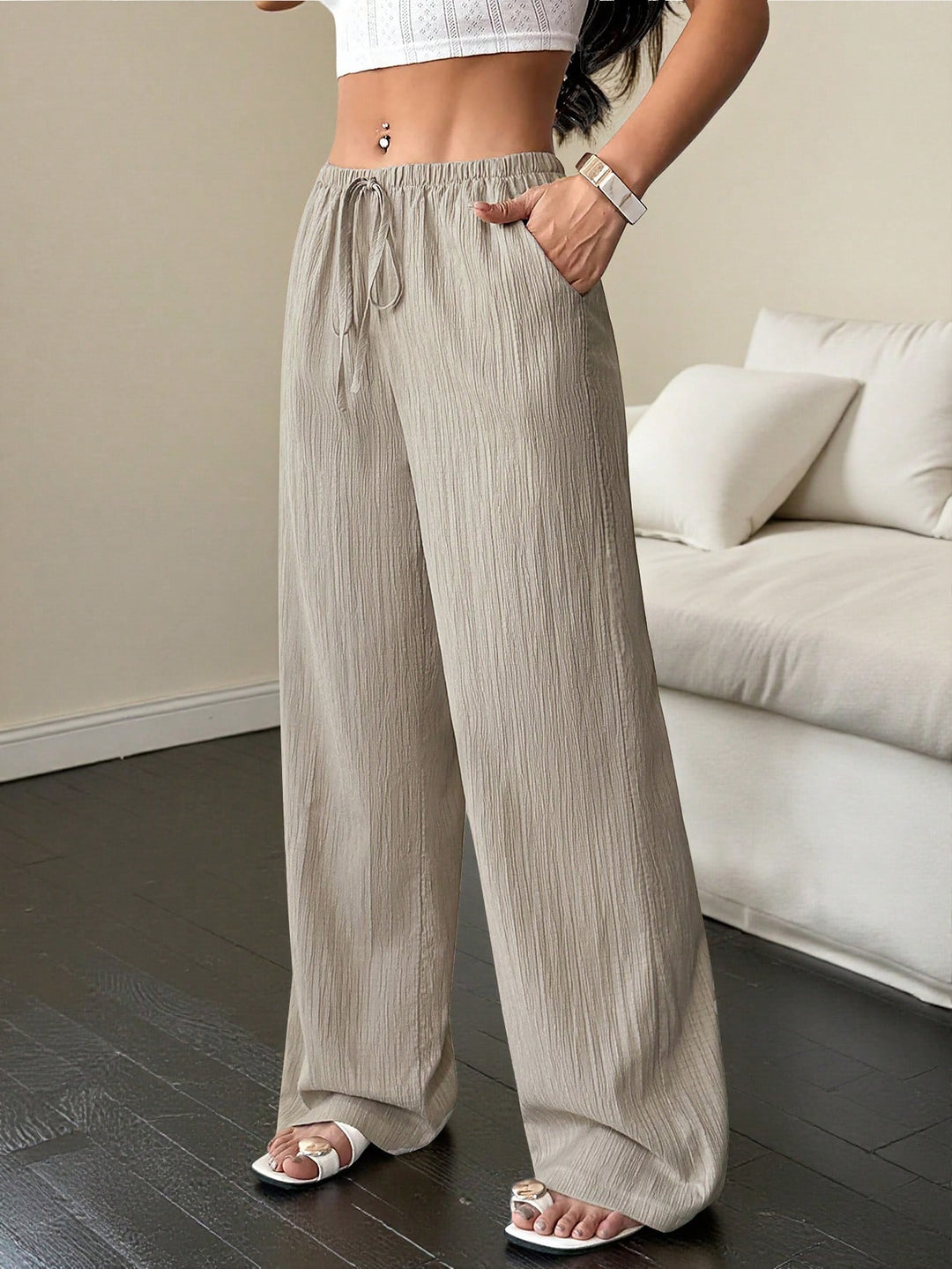 Pantaloni SHEIN, bej
