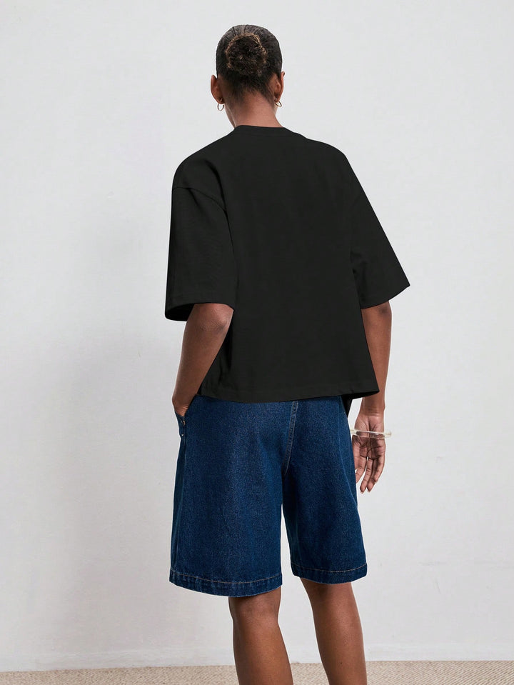 Top SHEIN, negru