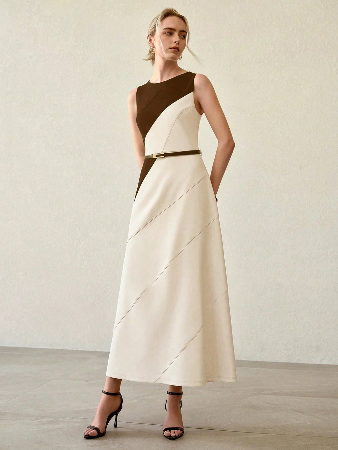 Rochie midi SHEIN, mix culori