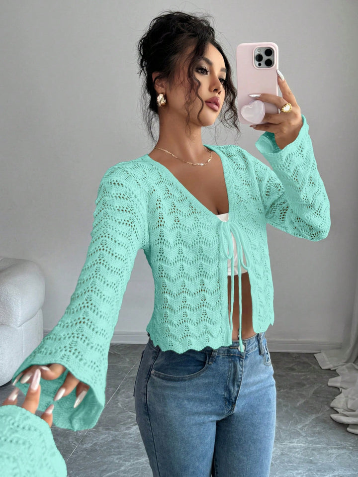 Cardigan SHEIN, turcoaz