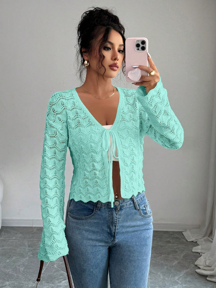 Cardigan SHEIN, turcoaz