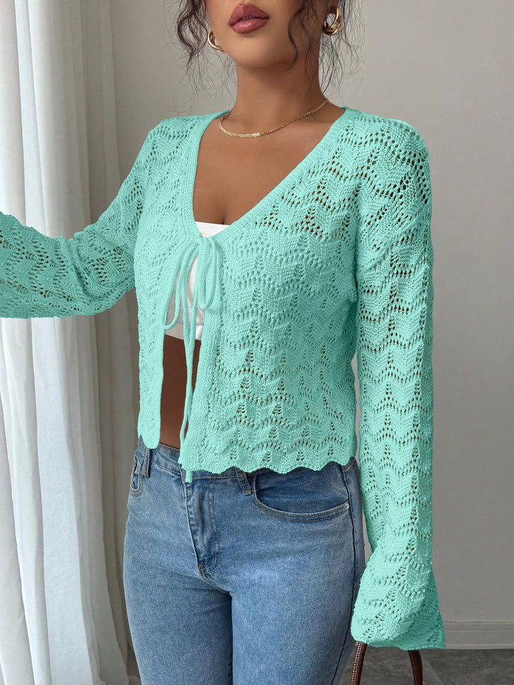 Cardigan SHEIN, turcoaz