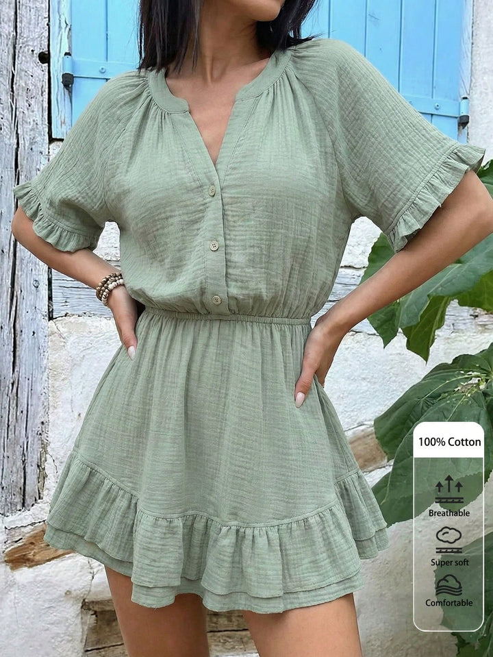 Rochie mini SHEIN, verde