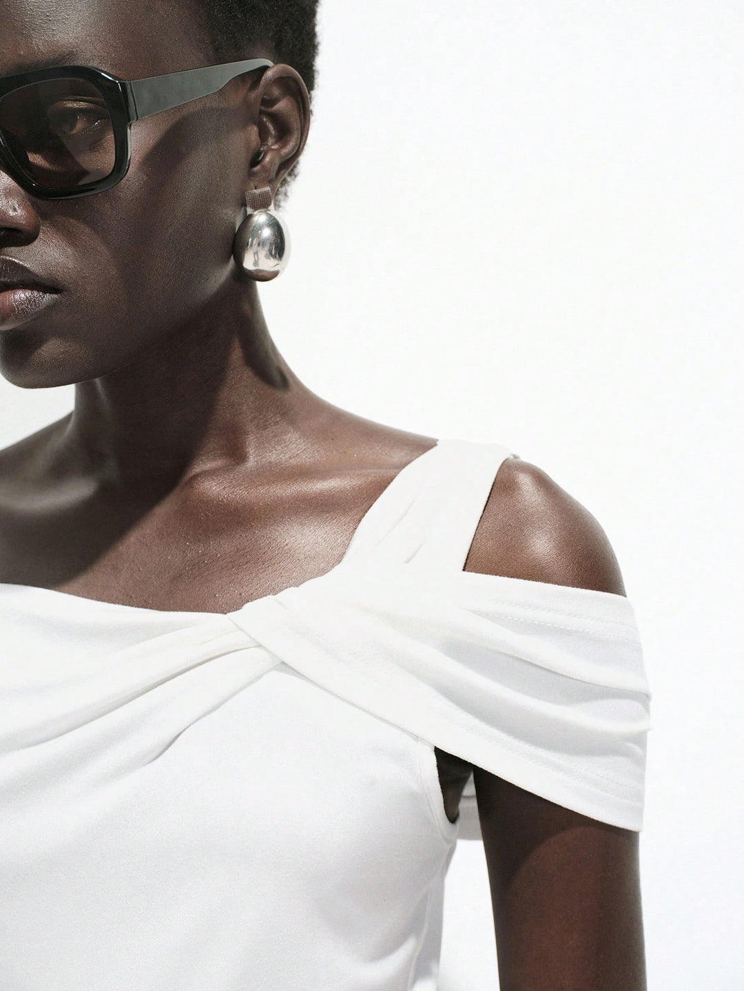 Top SHEIN, alb