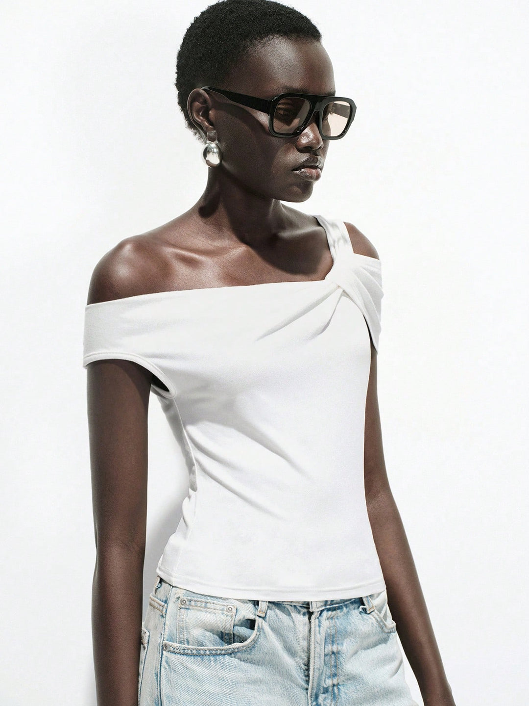 Top SHEIN, alb