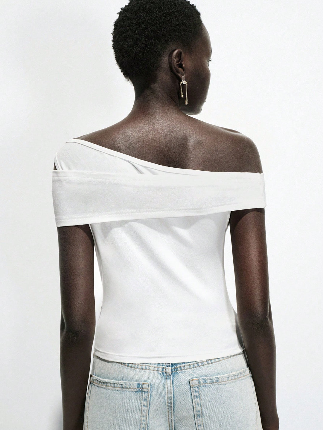 Top SHEIN, alb