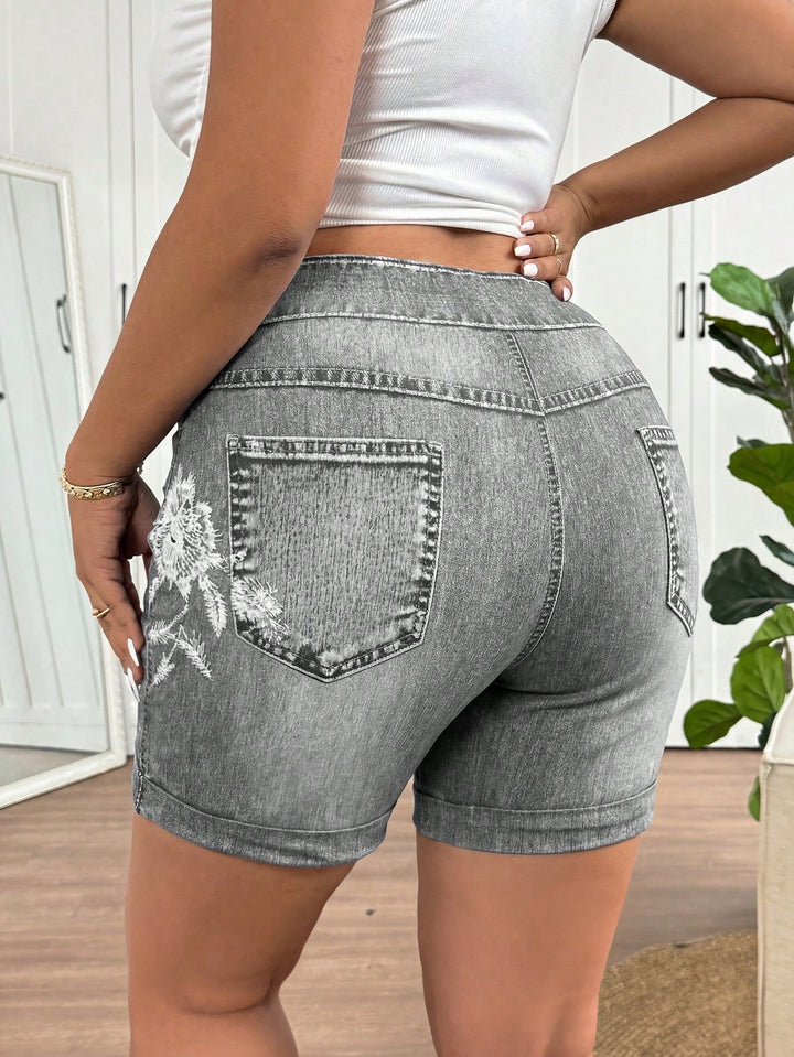 Pantaloni scurți SHEIN, gri